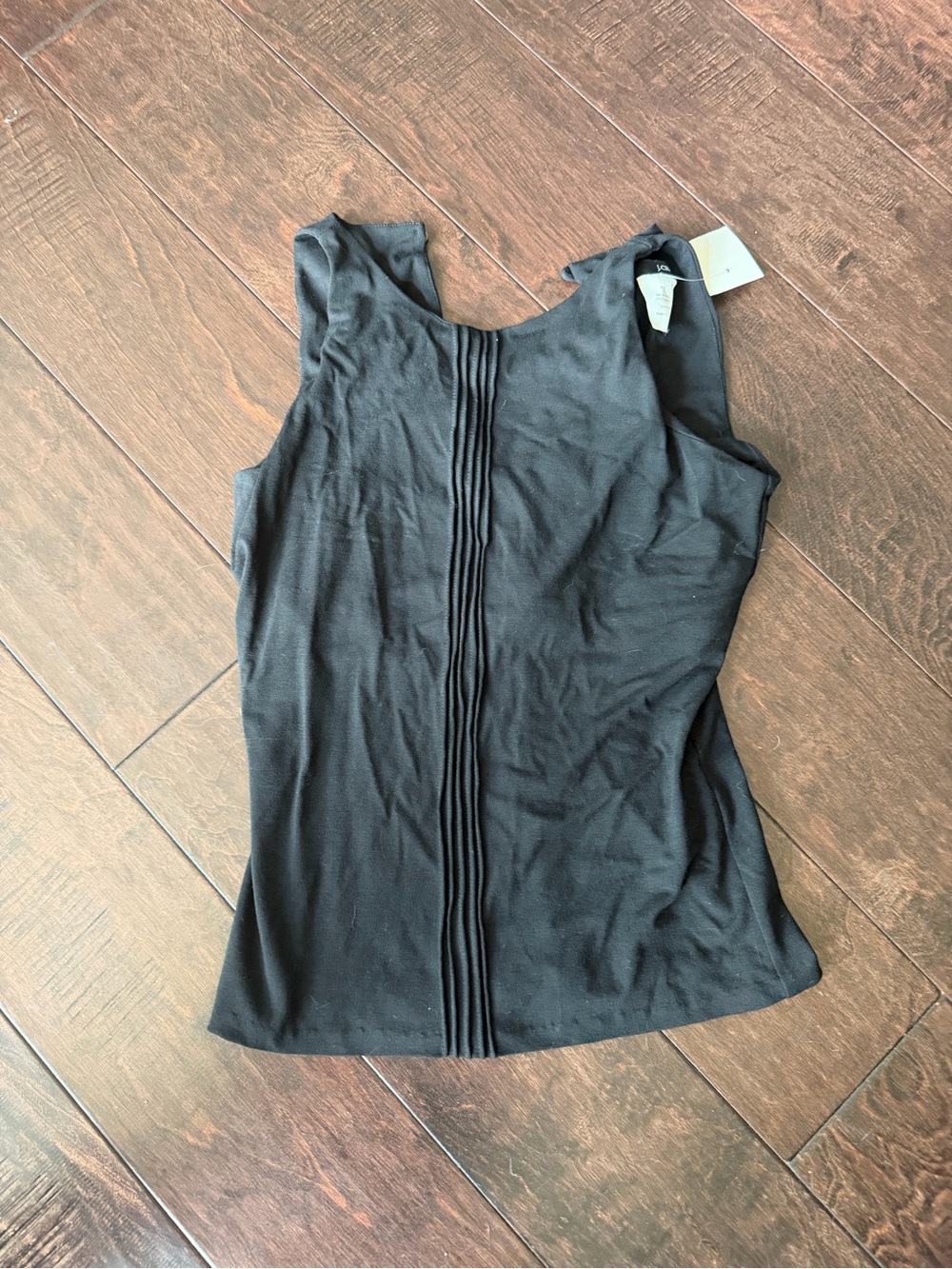 J. Crew top new wirh tag shelf bra black size 0